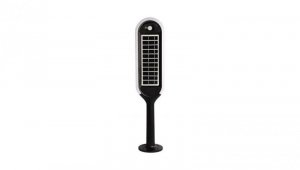Oprawa solarna LED 5W 400lm 3000K IP65 Czarno-Biała 6666