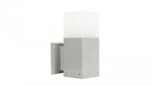 Kinkiet zewnętrzny Cube CB-K AL, E27 max 20W, kolor srebrny, 0438621