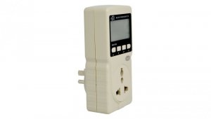 Watomierz cyfrowy LCD gniazdkowy licznik zużycia energii elektrycznej (do gniazdek typu 2P+Z) GM86 BENETECH