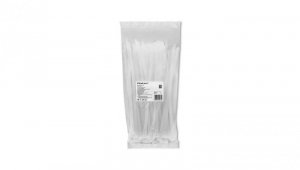 Qoltec Opaski zaciskowe wielorazowe/trytki 7.2*250mm Nylon66 UV Białe