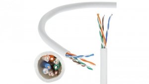 Kabel UTP kat.5e U/UTP 4x2x0,5 LSZH SecurityNET /305m/