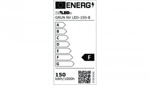 Projektor GRUN NV LED-150-B 14250lm 4000K barwa neutralna IP65 czarny 31395