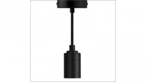 OPRAWKA DECO E27 LUXURY ELEGANCE CZARNA MAT