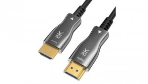 CLAROC Kabel optyczny HDMI 2.1 AOC 8K Ultra High Speed 8K@60 4K@120 30m