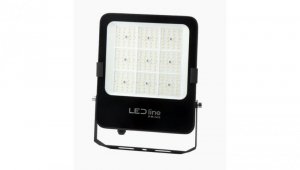 Naświetlacz projektor na boisko orlik LED line PRIME FLUX 100W 4000K 140lm/W 14000lm Asymetria T2 5 lat gwar.