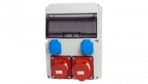 ROZDZIELNICA ROZDZIELNIA SKRZYNKA BUDOWLANA ELEKTRYCZNA 32A 16A 5P 230V RSW112