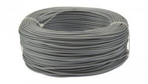 Przewód instalacyjny H05V-K / LgY 0,5 500V szary linka giętka Elektrokabel 50 m