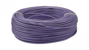 Przewód instalacyjny H07V-K / LgY 1,5 750V fioletowy linka giętka Elektrokabel 25m