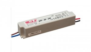 GPV-60-24E Zasilacz impulsowy do LED 60W 24V/2.5A IP67 hermetyczny
