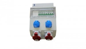Rozdzielnica elektryczna CEE 32A 16A 230V z bezpiecznikami / 96V-1