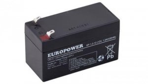 Akumulator AGM EUROPOWER serii EP 12V 1,2Ah (Żywotność 6-9 lat)
