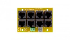 Adapter PoE PASSIVE 4 kanałowy 10/100 ATTE AEPI-4-10-OF