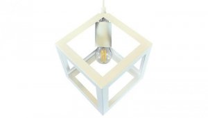 Lampa Sufitowa Geometryczna IL MIO SWEDEN 1xE27 Biała - Goldlux