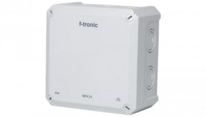 Puszka instalacyjna natynkowa NFK14 140x140x81mm bezhalogenowa hermetyczna IP66 szara NEPTUN Compact F-TRONIC