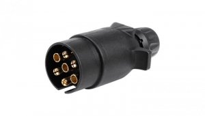 Wtyczka przyczepowa 7-pin 12/24V plastik na kabel