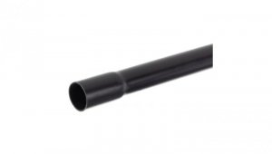 Rura elektroinstalacyjna sztywna RLM-20 gładka kielichowa 320N PVC UV czarna 2m /20szt/