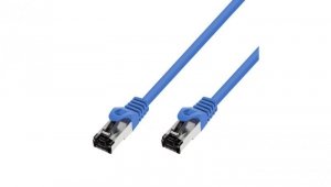 Patchcord LAN Miedź Kabel sieciowy skrętka Extralink Kat.8.1 S/FTP 5m 40G Niebieski