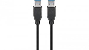 Kabel USB 3.0 Superspeed, Czarny - Długość kabla 5 m
