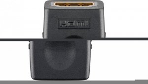 Adapter HDMI™, pozłacany - Wersja kolorystyczna Czarny