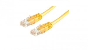 VALUE Kabel krosowy Cat.6 UTP (klasa E), żółty, 2 m