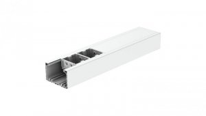 Kanał parapetowy dwuścienny PK 110x65 D HD KOPOS do instalacji modułów 45x45mm Mediabox