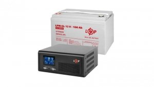 ZESTAW ZASILANIA AWARYJNEGO UPS + AKUMULATOR ŻELOWY 430VA 300W 1200Wh