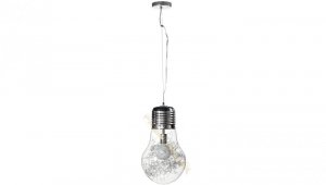 Lampa CLOTILDE fi300*H1500mm 1xE27 TRANS Szkło + metal