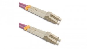 Qoltec Patchcord światłowodowy LC/UPC - LC/UPC Multimode 50/125 OM4 Duplex 5m