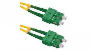 Qoltec Patchcord światłowodowy SC/APC - SC/APC Singlemode 9/125 G652D Duplex 1.5m