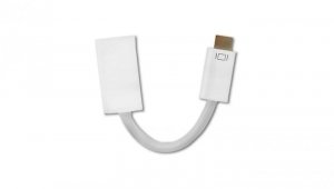 Qoltec Adapter Mini DVI męska HDMI żeńska 0.15m