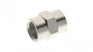 Mufa mosiężna niklowana G1/8w, 3000 1/8