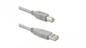 Qoltec Kabel USB 2.0 A męski B męski 0.5m