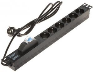 Listwa zasilająca 6 gniazd PD-6/R-1P
