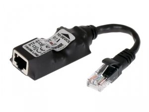 Miniaturowy ogranicznik przepięć do ochrony sieci LAN, PTF-51-ENG/PoE/Micro/T w osłonie termokurczli