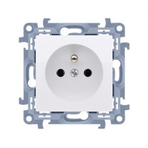 KONTAKT SIMON 10 MODUŁ BIAŁY GNIAZDO 1X Z/U ZACISKI ŚRUBOWE 16A 250V