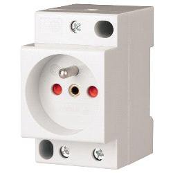 Z-SD230 GNIAZDO SCHUKO 16A 1P+N 2.5M 250V AC NA SZYNĘ