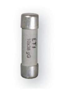 10X38 16A GG WKŁADKA TOPIKOWA CYLINDRYCZNA ZWŁOCZNA (dawne 002620009)