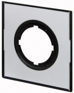 M22-XCK TABLICZKA OPISOWA KWADRATOWA 60X60MM SREBRNY/ CZARNY