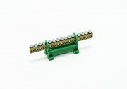 LZ15/Z LISTWA ZACISKOWA 15X16.0MM2 NA SZYNĘ ZIELONY