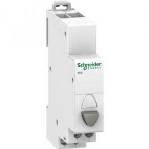 Schneider Electric Przycisk pojedynczy (z samopowrotem) Acti9 iPB-20-10 20A 1NO szary, A9E18032