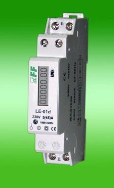 LE-01D LICZNIK ENERGII CYFROWY 1F 5A / 50A 1M 230V AC MID