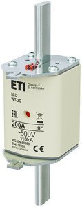 WKŁADKA NH2/WT-2C GF 200A/500V
