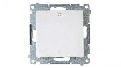 Simon 54 Łącznik dwubiegunowy biały DW2A.01/11