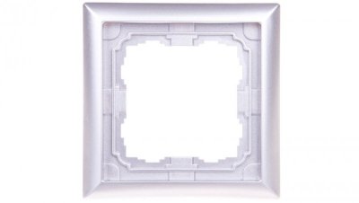 KOS66 Ramka pojedyncza aluminium 664081