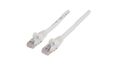 Patch Cord Cat5E UTP 1,0M Biały 100 Miedź ICOC U5EB-010-WH