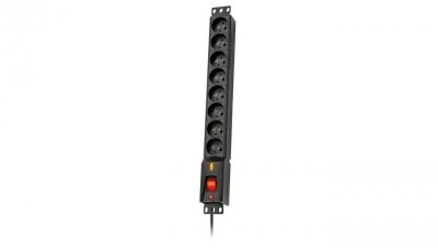 Listwa zasilająca Lestar LXARM 810 G-A K.:CZ 3M (3m kolor czarny)