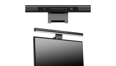 Lampka LED na monitor Maclean, moc 5W, 3 kolory świecenia, regulacja jasności, 5V USB Type-C, MCE620