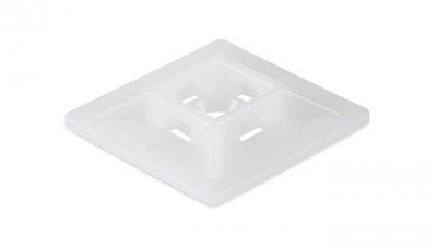 Podstawka montażowa samoprzylepna MOPS 28x28 biała /20szt./