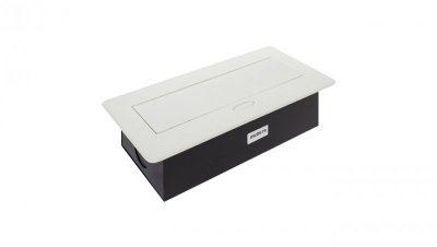 Gniazdo meblowe, blatowe 3x2P+Z 1,5m białe KOMBI BOX