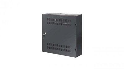 Niskoprofilowa szafa wisząca 4U + 2U Rack 19, czarna